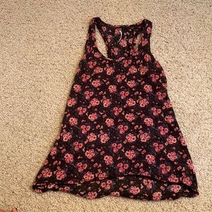 Free People Racerback Floral Tank